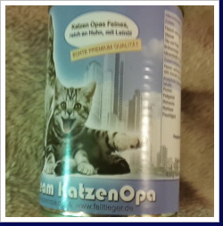 KatzenOpa Neues Futter Pemium Huhn mit Leiöl -2